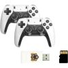 GameBox HY01 64bit Retro 20K Spēļu 4K USB stika konsola preikš Android ierīcēm x2 bezvadu kontrolieri Balta