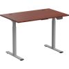 Adjustable Height Table Up Up Bjorn Gray, Table top M Dark Walnut