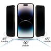 iLike Samsung  GALAXY S23 TEMPERED PRIVACY GLASS (WITH CUTOUT FOR READER) Black