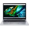 Acer Aspire 3 Spin 14 A3SP14-31PT-38YA Intel Core i3 N-series i3-N305 Hybrid (2-in-1) 35.6 cm (14") Touchscreen WUXGA 8 GB LPDDR5-SDRAM 256 GB SSD Wi-Fi 6 (802.11ax) Windows 11 Home in S mode Silver New Repack/Repacked