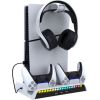 iPega P5S006 RGB Зарядочная Станция + Охлаждение для Игрового Пульта PS5 Slim