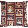 Pillow HOLLY 45x45cm, dogs in a frame