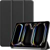 iLike Три-Fold Эко-кожа Подставка Бокс Apple iPad Pro 13'' (2024) 7-е Поколение Черный