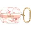 Guess GUAPHCHMAP AirPods Pro cover różowy|pink Marble Strap Collection