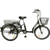 Enero ROWER 3-KOŁOWY 24 CZARNY SHIMANO 6-BIEGOWY OBNIŻONA RAMA 1060972