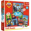 TREFL FIREMAN SAM Комплект пазлов 3в1 Пожарник Сэжм