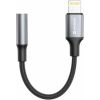 Adapteris Swissten Lightning Male - 3.5mm Female Black