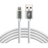 everActive cable USB Lightning 1m - White, silicone, quick charge, 2,4A - CBS-1IW