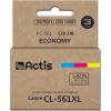Actis KC-561 Canon printer ink, replacement Canon CL-561XL; Supreme; 18ml; blue, purple, yellow. Prints 60% more than the OEM.