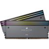Corsair DDR5 - 64GB - 6000 - CL - 30 (2x 32 GB) dual kit, RAM (gray, CMP64GX5M2B6000Z30, Dominator Titanium, AMD EXPO)