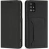 Hurtel   Magnet Card Case for Xiaomi Redmi Note 11 Pouch Card Wallet Card Holder Black
