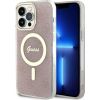 Guess GUHMP13XH4STP iPhone 13 Pro Max 6.7" różowy|pink hardcase 4G MagSafe