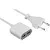 Electraline 500342 Tīkla lādētājs 2xUSB / 2.4A / 1.5m