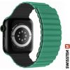 Swissten Silikona Magnētiskā Siksniņa priekš Apple Watch 42 / 44 / 45 / 49 mm