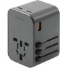 Energenie Energea TravelWorld GaN65 USB-C PD 65 Вт + универсальный адаптер PPS 55 Вт