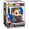 FUNKO POP! Vinila figūra: Marvel - Captain America / Steve Rogers (Split)