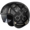 Axxis Helmets, S.a Hornet SV Skulls (S) B1 BlackMat ķivere