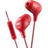 JVC HA-FX38M-R-E Marshmallow Austiņas ar Mikrofonu un vadības pulti
