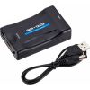 RoGer Signāla Pārveidotājs no SCART uz HDMI (+Audio) Melns