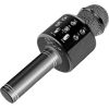 RoGer Bluetooth Karaoke Mikrofons Ar iebūvētu Skaļruni / 2x 5W / Aux / USB / MicroSD / Melns