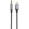 Swissten Audio Adapter Textile Aудио адаптер Lightning - 3.5mm Kабель 1.5m