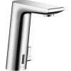 Hansgrohe Metris S elektriskais izlietnes maisītājs 6V, ar temperatūras regulāciju, hroms - gab.