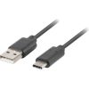 Lanberg CA-USBO-10CU-0005-BK USB cable USB 2.0 0.5 m USB A USB C Black