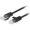 Lanberg PCU6-20CC-0200-BK networking cable Black 2 m Cat6 U/UTP (UTP)
