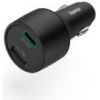Hama   Car Fast Charger, 1x USB-C, 1x USB-A, PD, 32 W Black