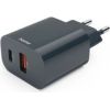 Hama   Quick Charger, USB-C, USB-A, Power Delivery (PD), 20 W, anthracite Black