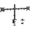 Maclean desk mount for 2 monitors, VESA 75x75 and 100x100, 17-32", 2x 9kg, MC-754N
