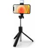 RoGer R1S 2in1 Universāls Selfie Stick + Tripod Statnis ar Bluetooth Tālvadības pulti + Zibspuldze