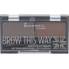 Rimmel London Brow This Way 2,4g W / Set and Pallette For Eyebrows