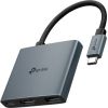 TP-Link UH3020C interface hub USB Type-C 5000 Mbit/s Grey