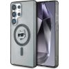 Karl Lagerfeld Button Choupette Head Printed Logo MagSafe Чехол для Samsung Galaxy S25 Ultra