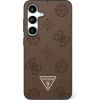Guess Grained Hot Stamp Peony Pattern Triangle Logo MagSafe Чехол для Samsung Galaxy S25