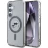 Karl Lagerfeld Button Karl & Choupette Heads Printed Logo MagSafe Чехол для Samsung Galaxy S25