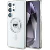 Karl Lagerfeld Button Karl Head Printed Logo MagSafe Чехол для Samsung Galaxy S25 Ultra