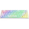 Klaviatūra Savio Wireless Mechanical Phenix White 75% Outemu Yellow Pro Pudding