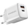 AXAGON ACU-PQ20W wall charger QC3.0/AFC/FCP + PD type-C, 20W, white