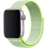 Swissten Nylon Viedpulksteņa Siksniņa priekš Apple Watch 42 / 44 / 45 / 49 mm LIME