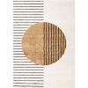 Carpet TOULOUSE-3, 160x230cm, white/ocher