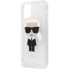 Karl Lagerfeld Apple  iPhone 11 Pro MAX Glitter Iconic Body Cover Silver