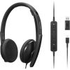Lenovo 4XD1M45626 headphones/headset Wired Head-band USB Type-C Black