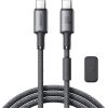 Cable USB-C - USB-C Joyroom S-A50, 60W, 1.2m szary