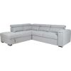 Corner sofa bed ODELIA-2 LC, grey
