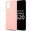 Evelatus Samsung  Galaxy S20 Nano Silicone Case Soft Touch TPU Beige