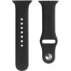 Evelatus   Apple Watch 42/44/45mm Silicone Loop Watch Straps (S/M 110mm) Black
