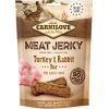 CARNILOVE MEAT JERKY Turkey with Rabbit - dog snack - 100 g