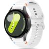 Tech-Protect watch strap Silicone Sport Samsung Galaxy Watch4/5/5 Pro/6/7/FE, white
